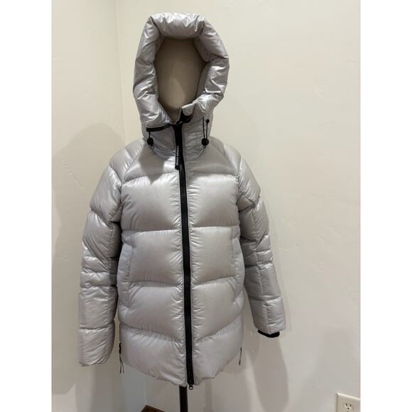 Canada Goose Womens XS Cypress Puffer Down Parka Winter Coat Silverbirch Gray - Picture 2 of 12